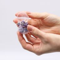 Bombe de Bain avec Bracelet en Gemme - Améthyste
