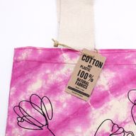 Sac en Coton Tye-Dye (6oz) - 38x42x12cm - Lotus Bouddha - Multi Col - Sangle Naturelle