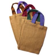 Sac à Main en Jute - 5 Couleur de Sangle Assorties