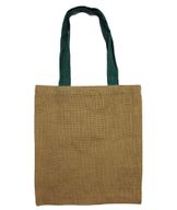 Grand Sac à Main en Jute -5 Poignées de Couleurs Assorties