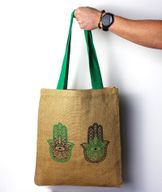Grand Sac à Main en Jute - 2 Modèles Assortis