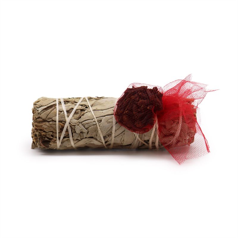 Batonnets de Sauge avec Emballage Kraft - Sauge Blanche et Girofle 10cm