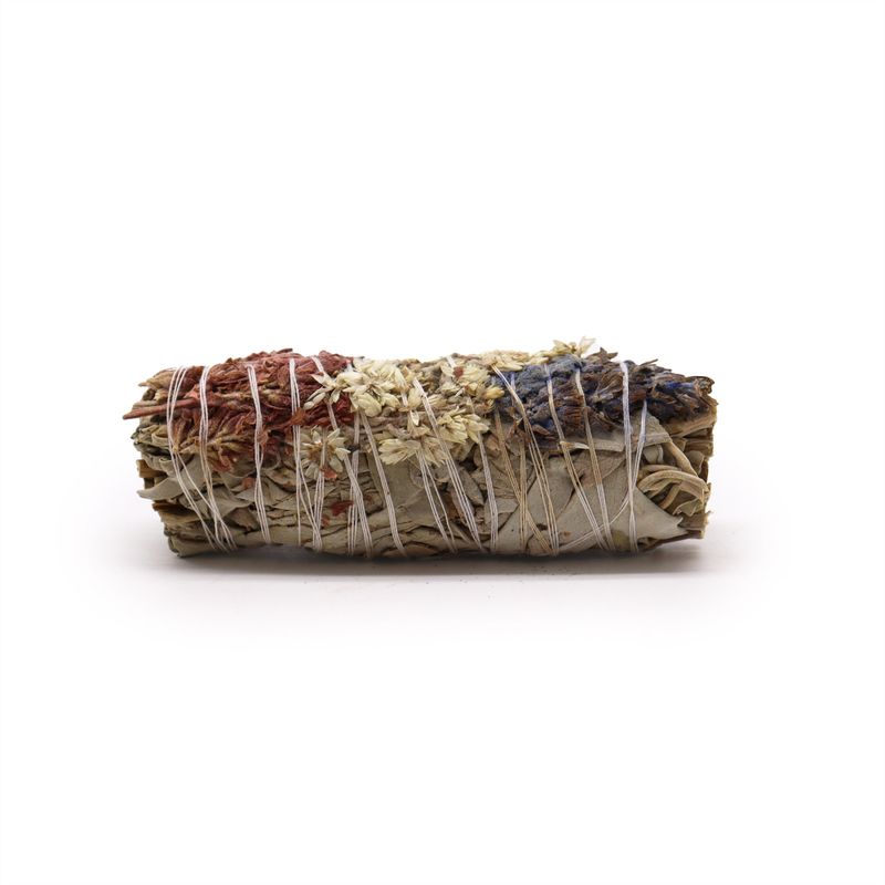 Batonnets de Sauge avec Emballage Kraft - Sauge Blanche, Lavande et Molène