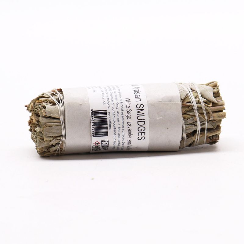 Batonnets de Sauge avec Emballage Kraft - Sauge Blanche, Lavande et Molène
