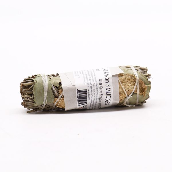 Batonnets de Sauge avec Emballage Kraft - Sauge Blanche, Eucalyptus et Gingembre
