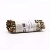 Batonnets de Sauge avec Emballage Kraft - Sauge Blanche et Feuillage de Faux-Poivrier