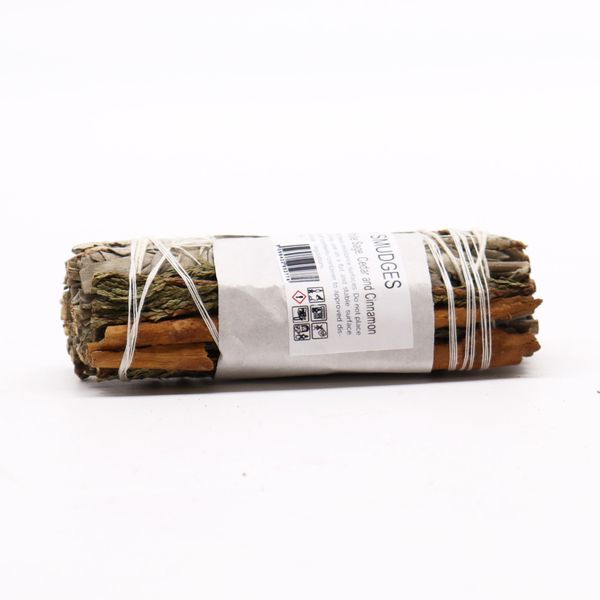 Batonnets de Sauge avec Emballage Kraft - Sauge Blanche, Cèdre et Cannelle