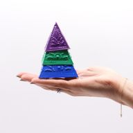 Ensemble de Moule à Poudre d'Encens - Bleu Vert Violet