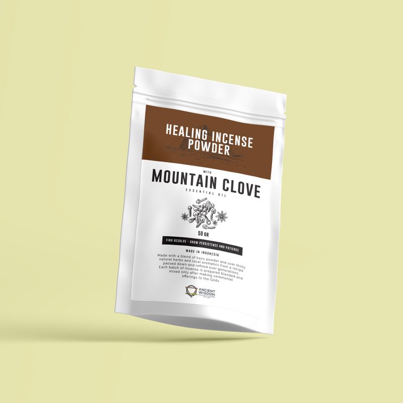 Poudre d'Encens de Guérison - Clou de Girofle de Montagne 50 g