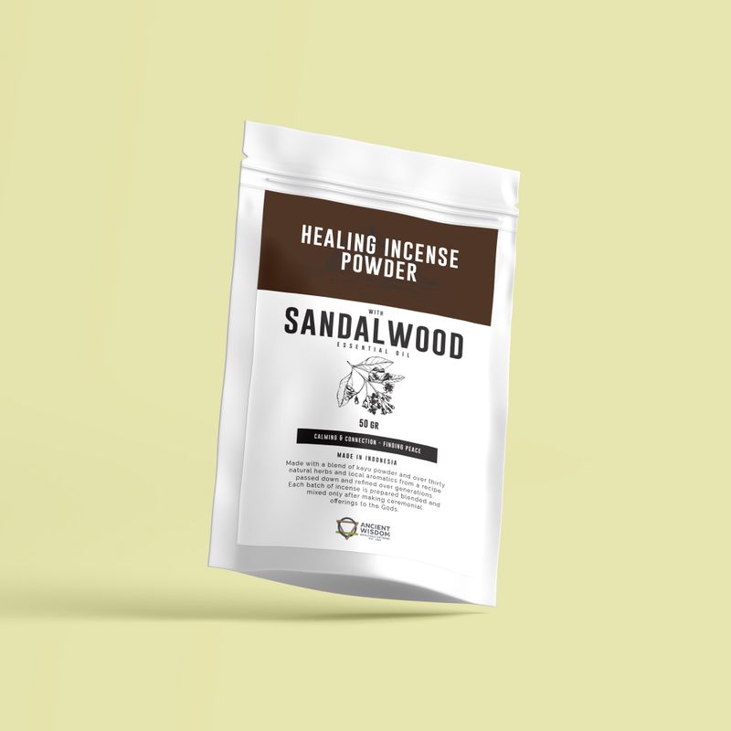 Poudre d'Encens de Guérison - Bois de Santal 50 g