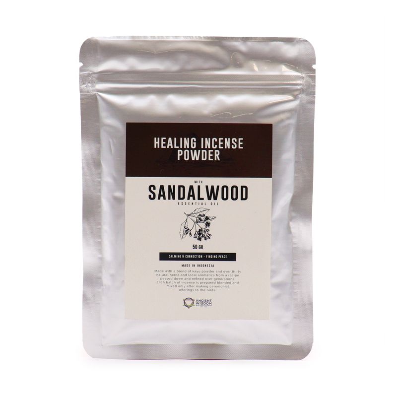 Poudre d'Encens de Guérison - Bois de Santal 50 g