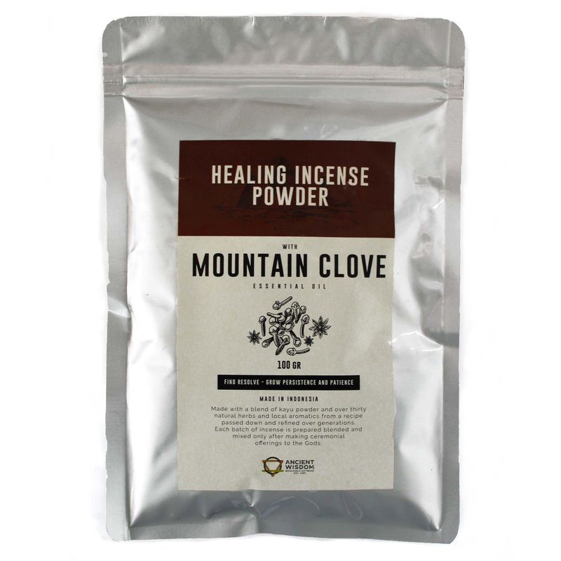 Poudre d'Encens de Guérison - Clou de Girofle de Montagne 100 g