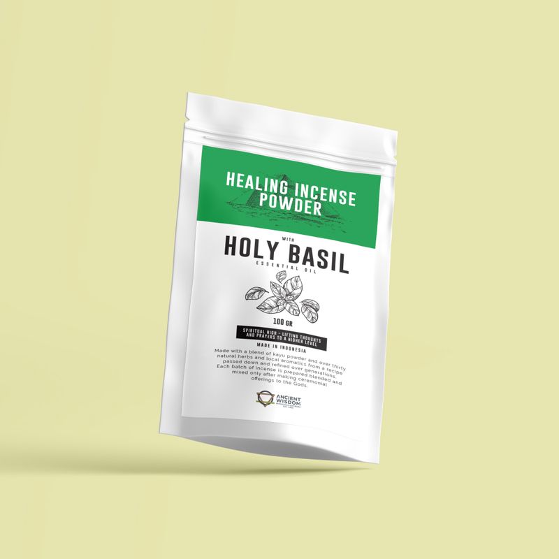 Poudre d'Encens de Guérison - Basilic Sacré 100 g