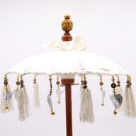 Parasol de Bali de Décoration Intérieur - Toile - Naturel - 40cm