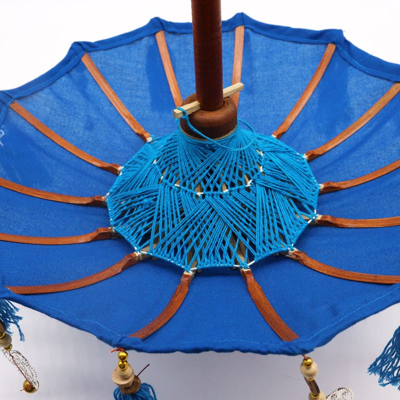 Parasol Bali Home Decor - Coton - Bleu - 40cm