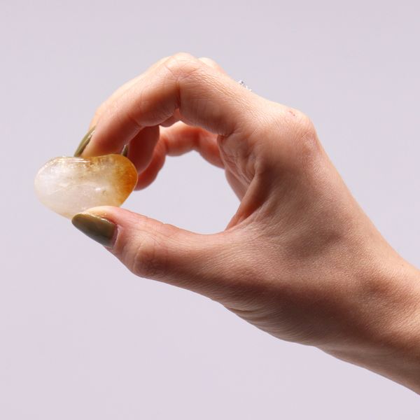 Pierres roulées – Citrine Quartz Grade A
