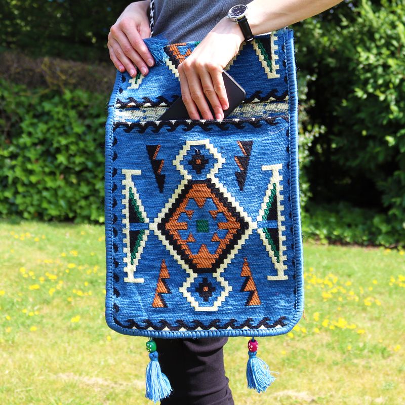 Sac Kilim - Bleu