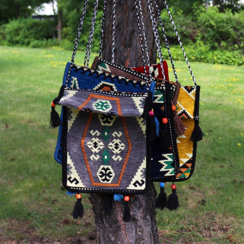 Sac Kilim - Gris