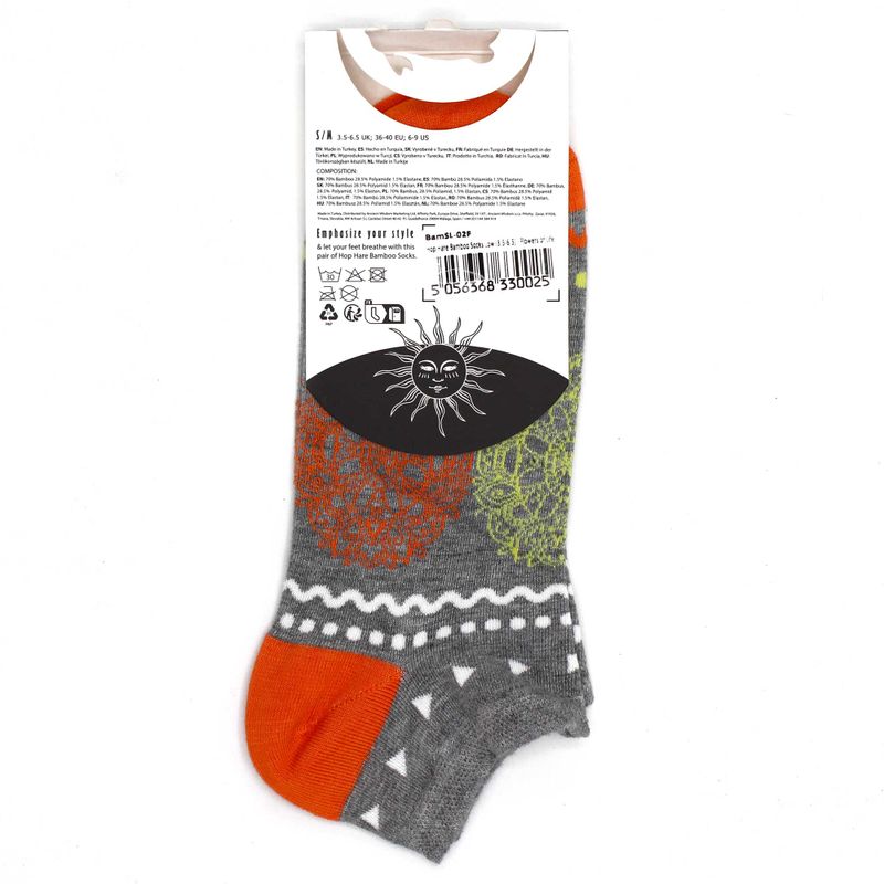S/M Chaussettes Basses en Bambou Hop Hare (36-40) - Fleurs de Vie