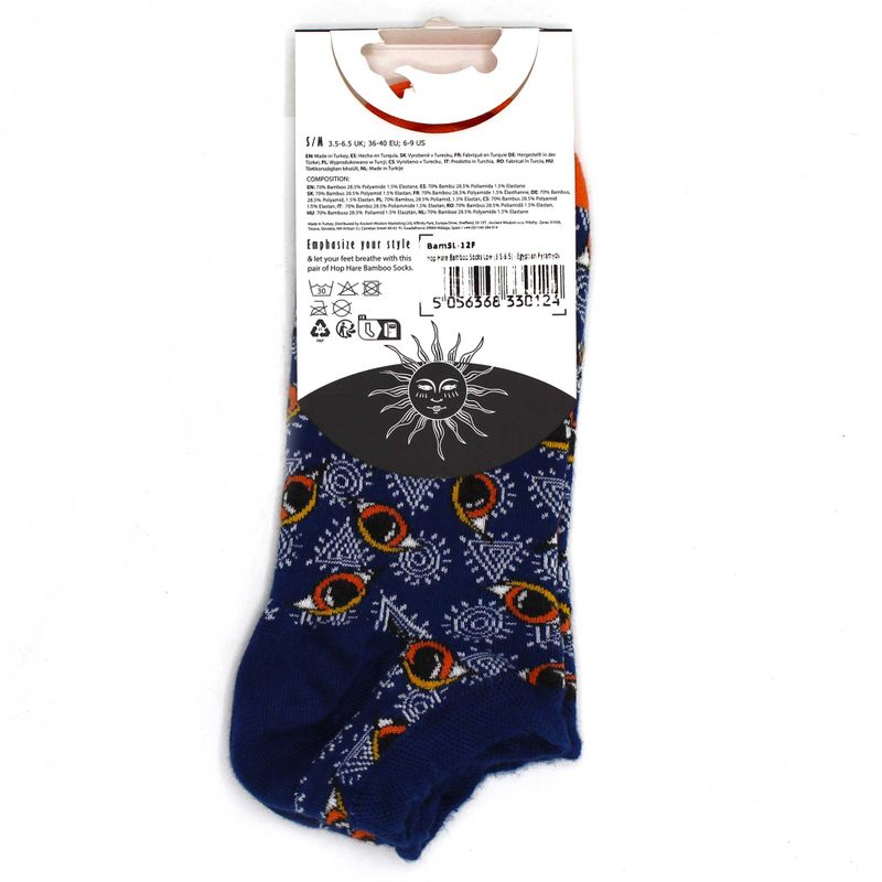 S/M Chaussettes Basses en Bambou Hop Hare (36-40) - Pyramides Égyptiennes