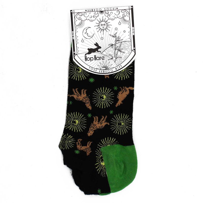 S/M Chaussettes Basses en Bambou Hop Hare (36-40) - Loups au Clair de Lune