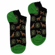 S/M Chaussettes Basses en Bambou Hop Hare (36-40) - Loups au Clair de Lune