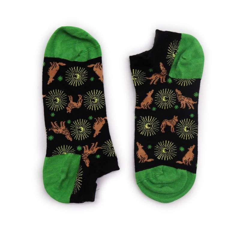 S/M Chaussettes Basses en Bambou Hop Hare (36-40) - Loups au Clair de Lune