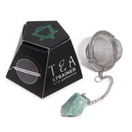 Filtre Infuseur à Thé avec Gemme - Aventurine Verte