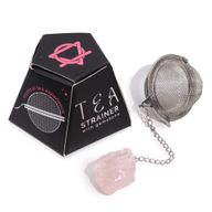 Filtre Infuseur à Thé avec Gemme - Quartz Rose