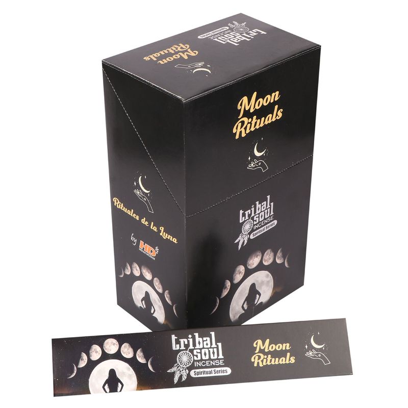 Bâtons d'Encens Spirituels Tribal Soul et Support en Céramique - Moon Ritual
