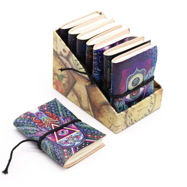 Assortiment de cahiers ésotériques 7x10cm (pack présentation)