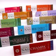 Cône d'Encens à flux inversé - Chandan 42g Jumbo Golden Nag