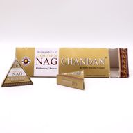 Cône d'Encens à flux inversé - Chandan 42g Jumbo Golden Nag