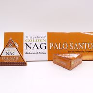 Cône d'Encens à flux inversé - Palo Santo 42g Jumbo Golden Nag