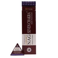 Cône d'Encens à flux inversé - Sept Chakras 42g Jumbo Golden Nag