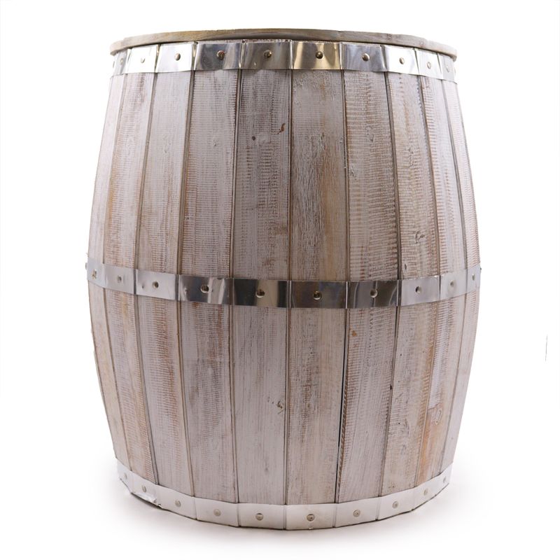 Table Tonneau de Bière - Blanchi