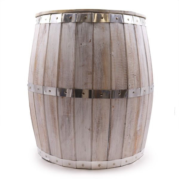 Table Tonneau de Bière - Blanchi