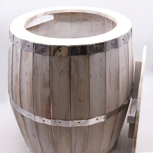 Table Tonneau de Bière - Blanchi