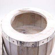 Tabouret Tonneau de Bière - Blanchi