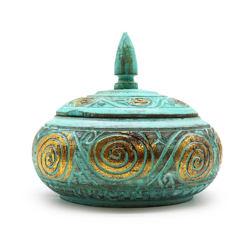 Jarre Basse Turquoise