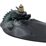 Fontaine à Encens - Dragon dans un Bassin avec des Détails Surprenants