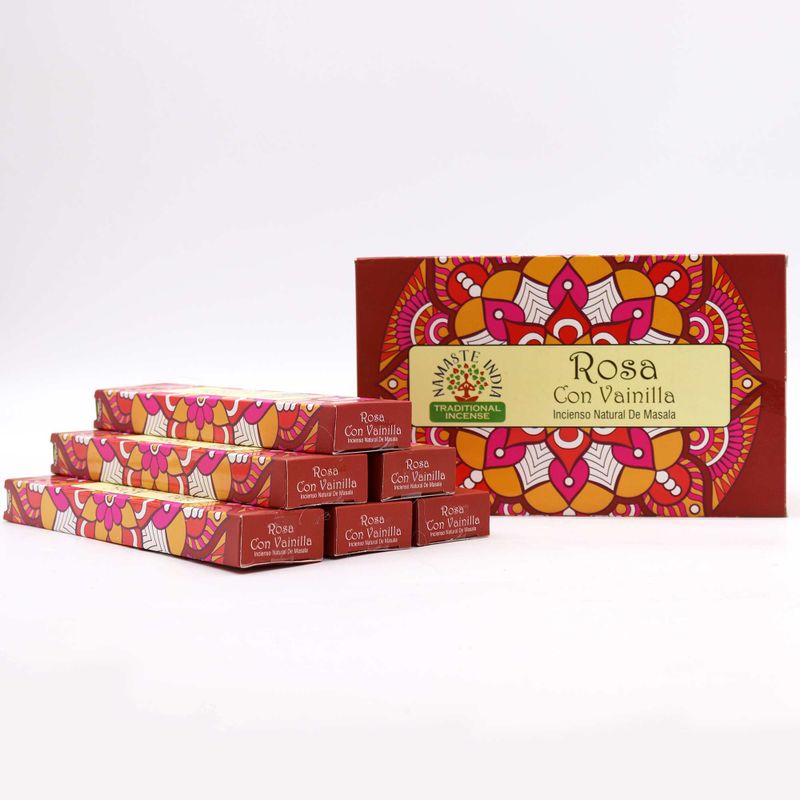 Encens Namaste Mandala Masala - Rose et Vanille