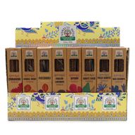 Encens Botanique Naturel Masala Présentoir Starter (8 Parfums X 6 )
