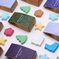 Coffret Cadeau de Noël de Bombes de Bain - Ville de Pain d'Épice