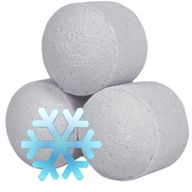 Minis boules de bain - Noël Blanc