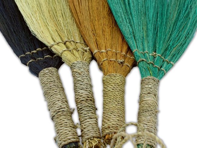 Set 4 - Balai Éventail Pampa - Couleurs et Tailles Mélangées