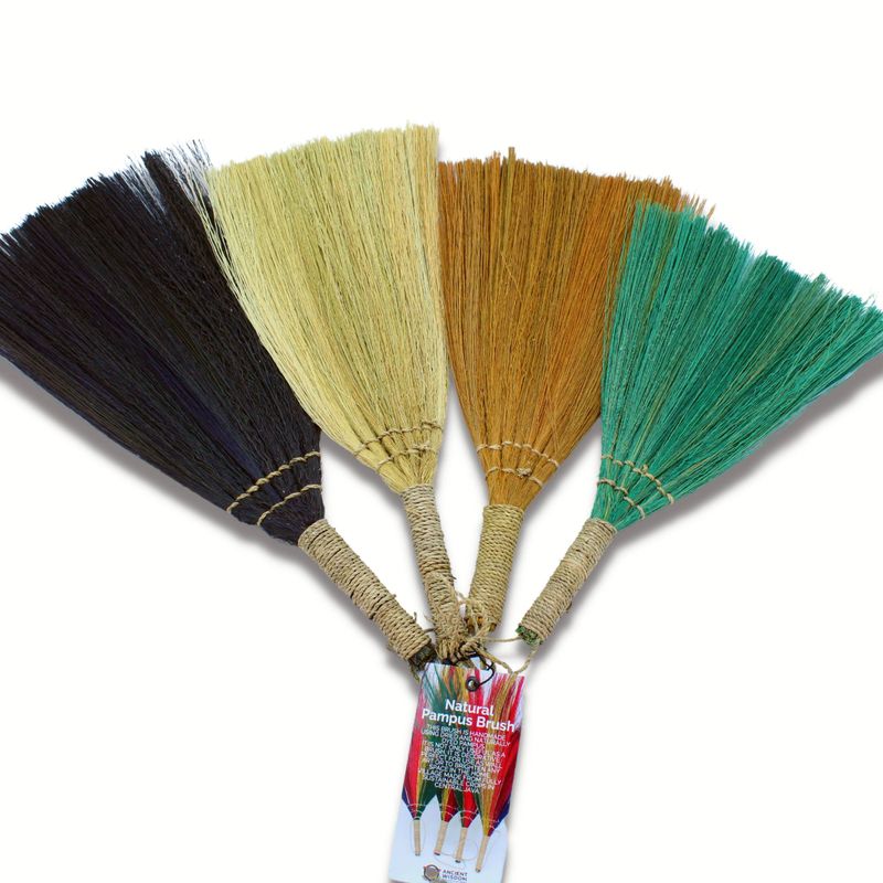 Set 4 - Balai Éventail Pampa - Couleurs et Tailles Mélangées