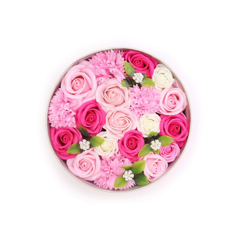 Boîte Ronde - Naissance - Roses