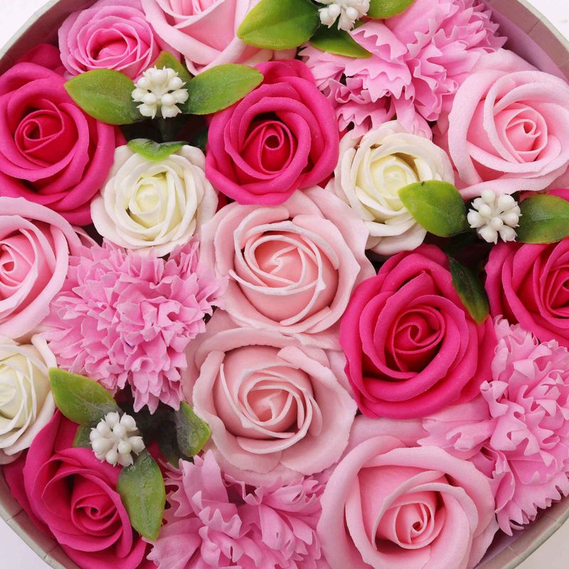 Boîte Ronde - Naissance - Roses
