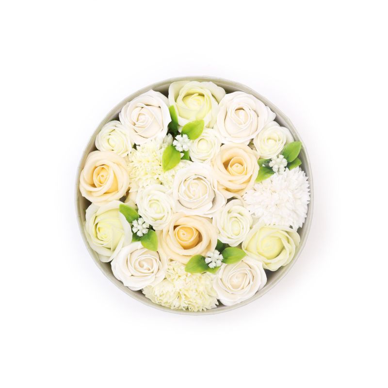 Boîte Ronde - Mariages - Blanc & Ivoire